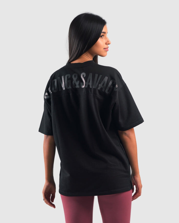 Glory Oversize T-Shirt Femme- Noir