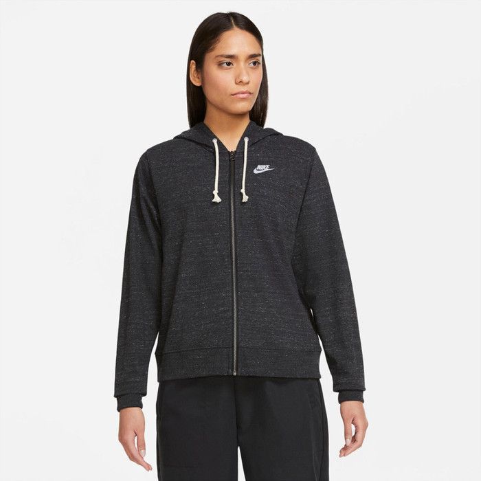 sweat zippé à capuche à manches longues Nike W NSW Gym Vintage Easy pour femme
