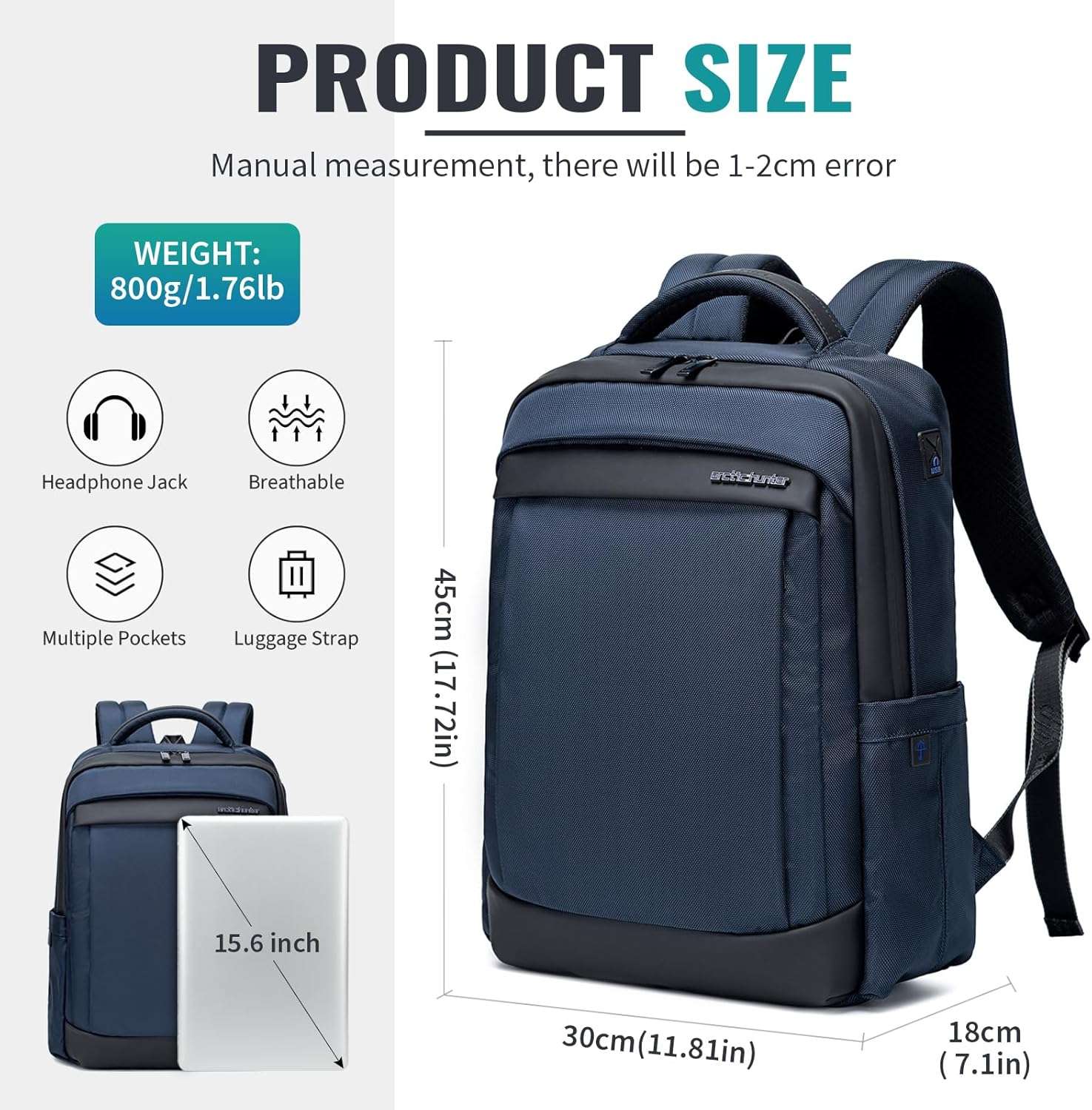 sac á dos / Pc / Luxe / Slim / Extensible sac à dos pratique