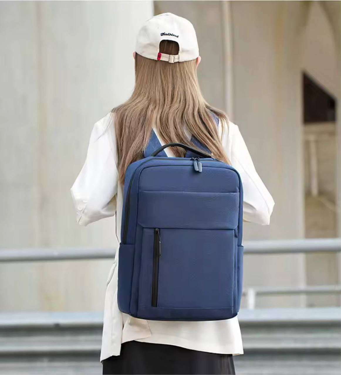 Sac á dos pour pc portable, simple, classic sac à dos pratique polyvalent thumbnail 2