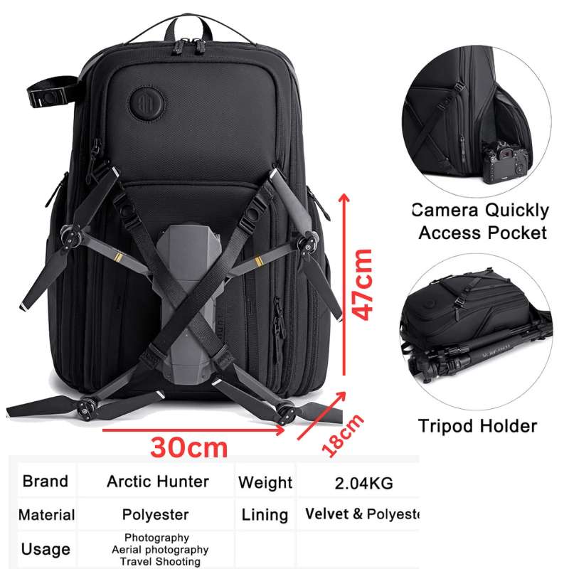 Sac á dos, camera, photgraphy, pc sac à dos pratique polyvalent thumbnail 3