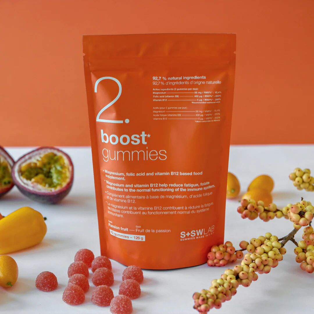 2.Boost 42 Gummies Gout Fruit de La Passion
