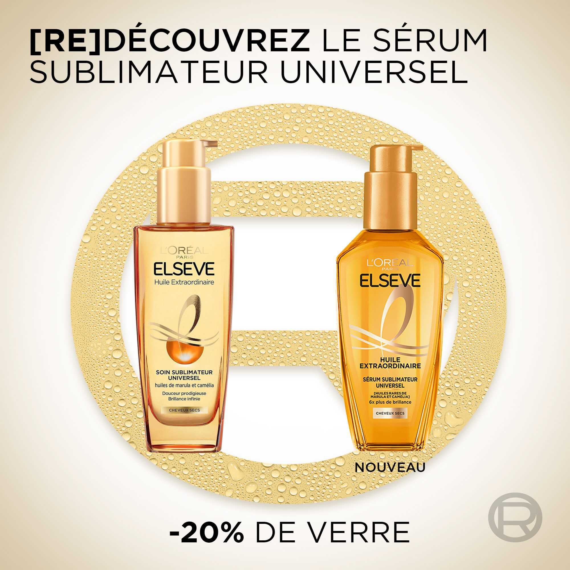 ELSEVE HUILE EXTRAORDINAIRE  100ML - TOUS TYPES DE CHEVEUX thumbnail 3