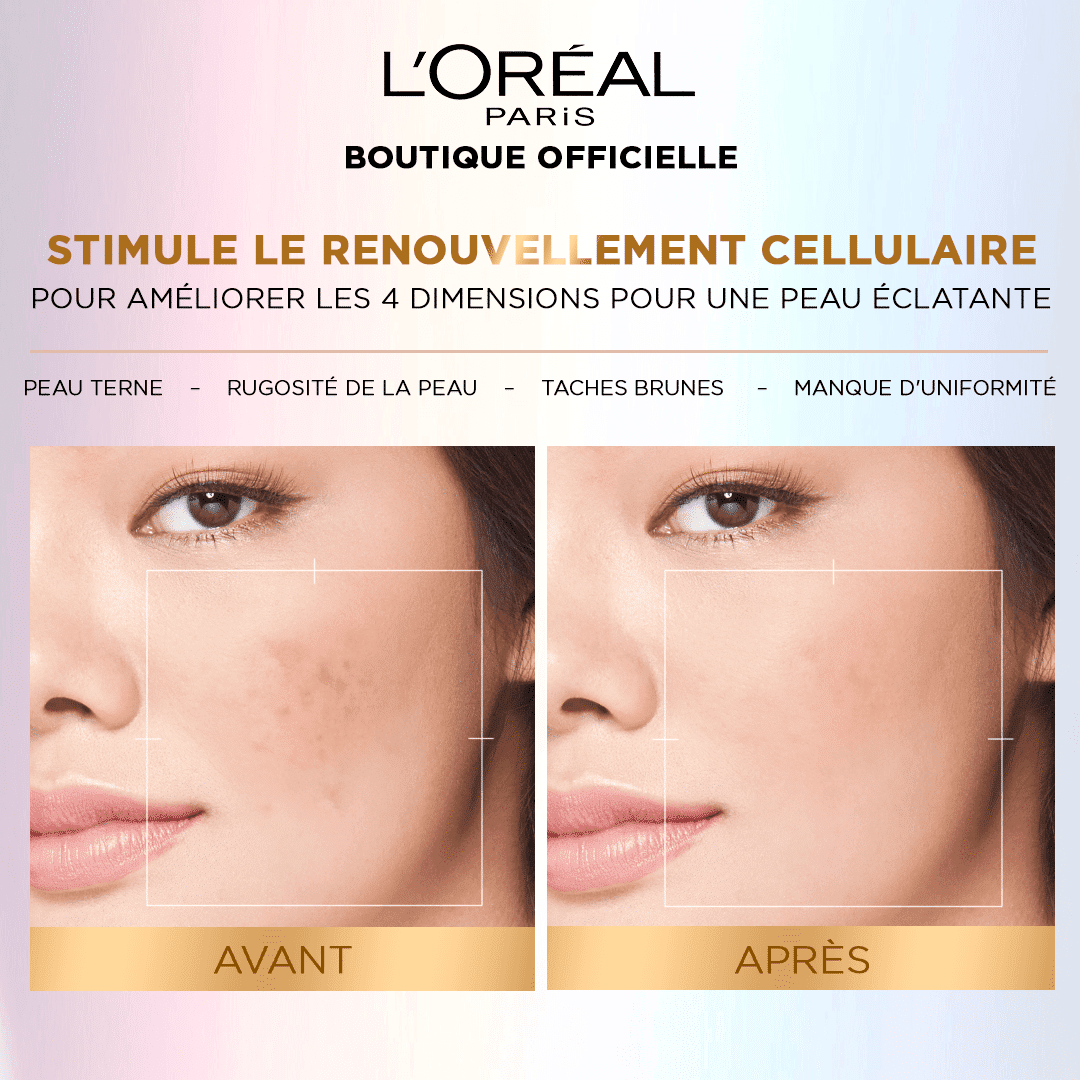 Crème Nuit Glycolic-Bright Soint éclat à base dacide glycolique pour une peau lisse, éclatante et uniforme - 50 ml - LOréal Paris thumbnail 3