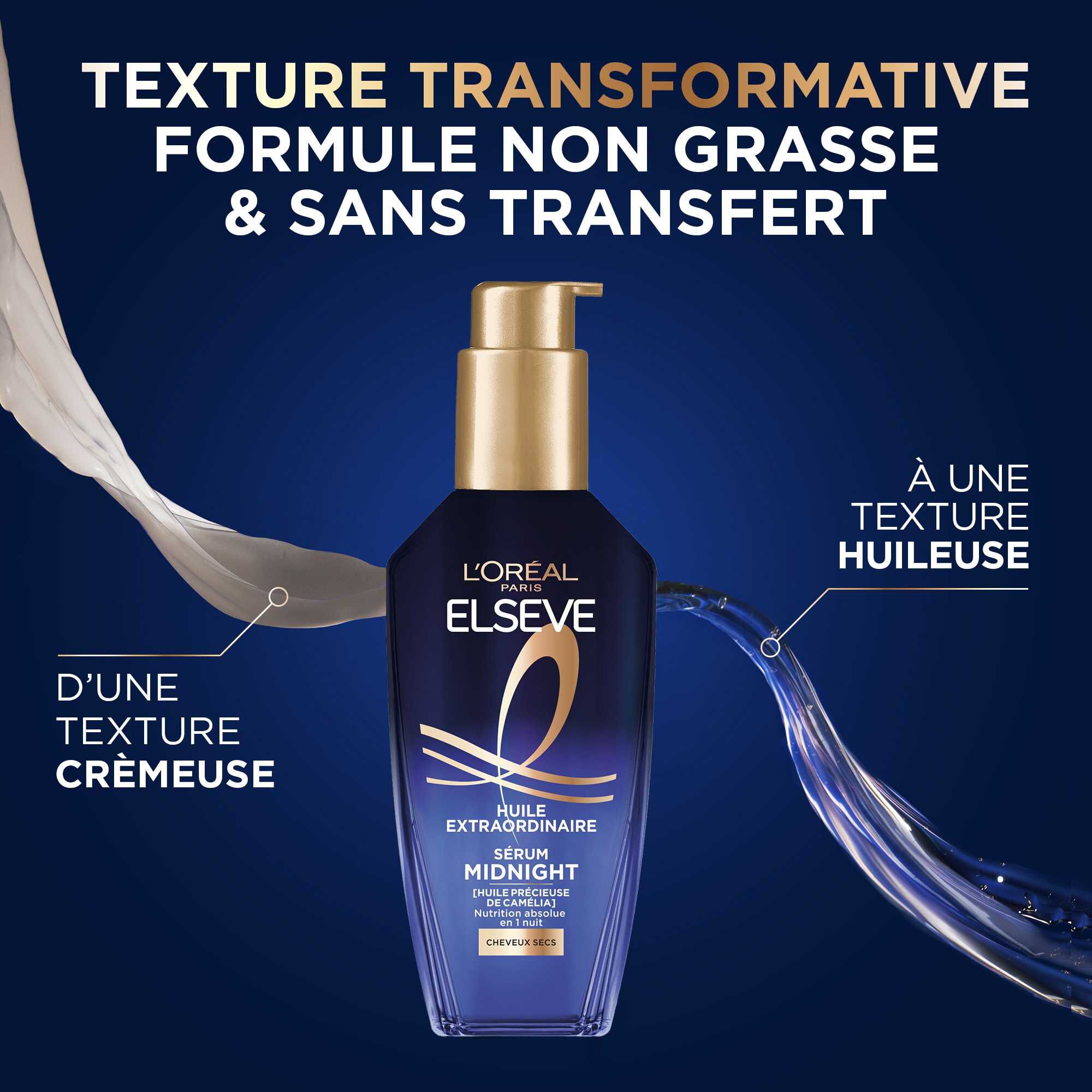 Soin Cheveux Sérum Huile Extraordinaire Midnight ELSEVE 100ML