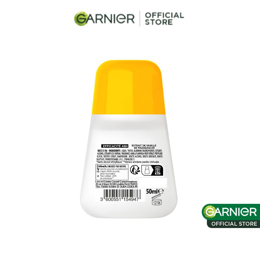 Déodorant Femme Bille Parfum Vanille De Polynésie  - 50 ml thumbnail 2