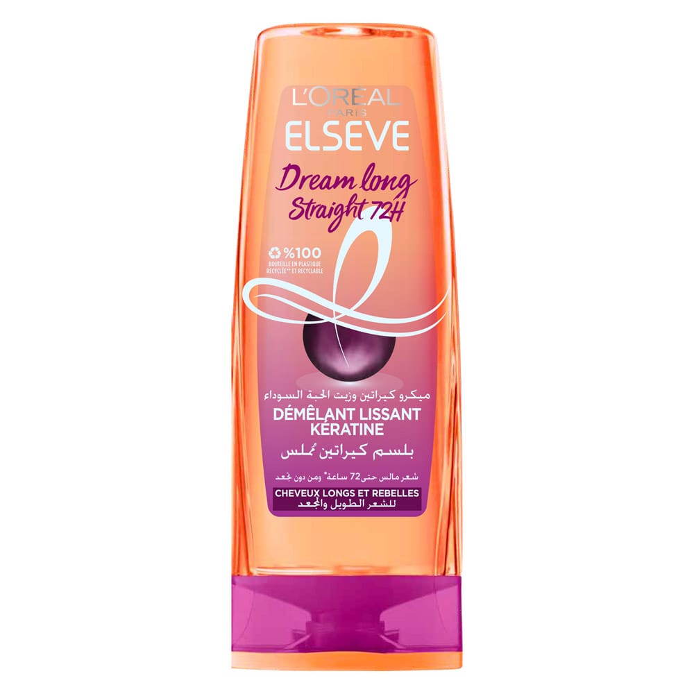 Elsève Dream Long Straight - Après-shampooing pour cheveux longs anti-frisottis - 200ml