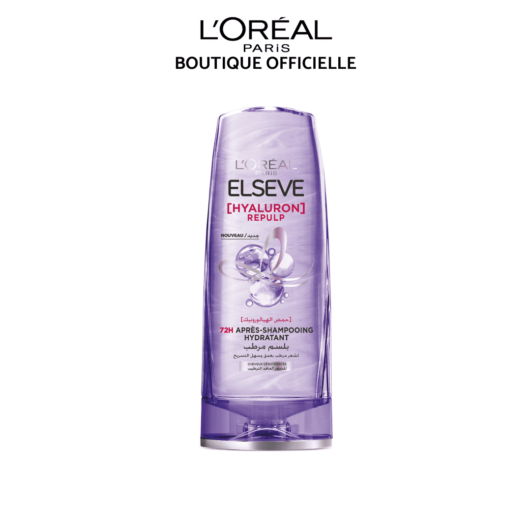 Après-Shampooing Elsève Hyaluron Repulp à L'Acide Hyaluronique pour Cheveux Déshydratés et en Manque de Vitalité - 200 ml