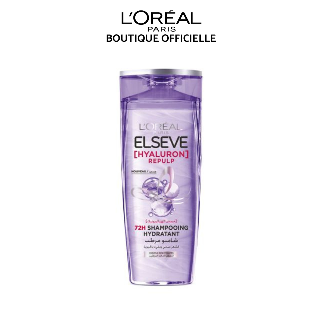 Shampooing Elsève Hyaluron Repulp à lacide hyaluronique pour cheveux deshydratés et en manque de vitalité - 400 ml - LOréal Paris thumbnail 1