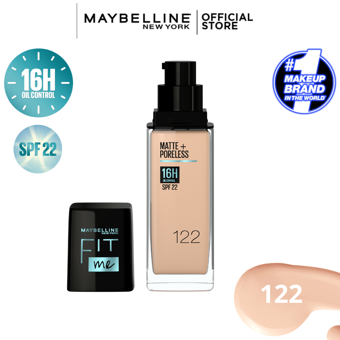 Fit Me Matte + Poreless Liquid Foundation SPF 22 - 122  Creamy Beige 30ml