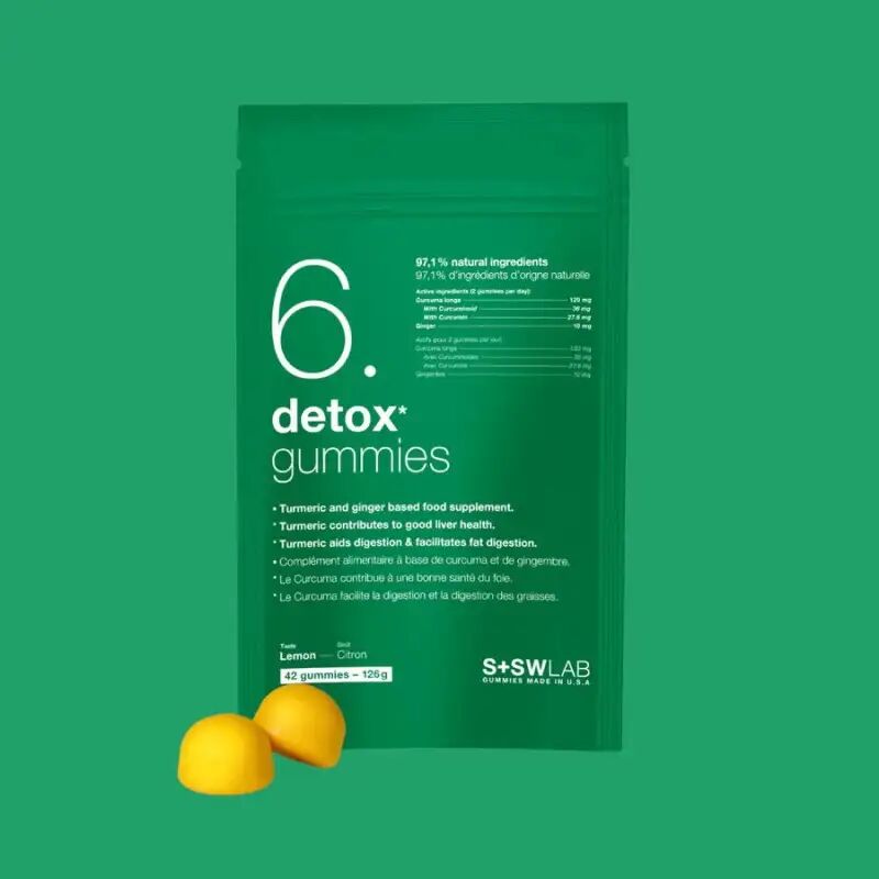 6.Detox 42 Gummies Gout Citron