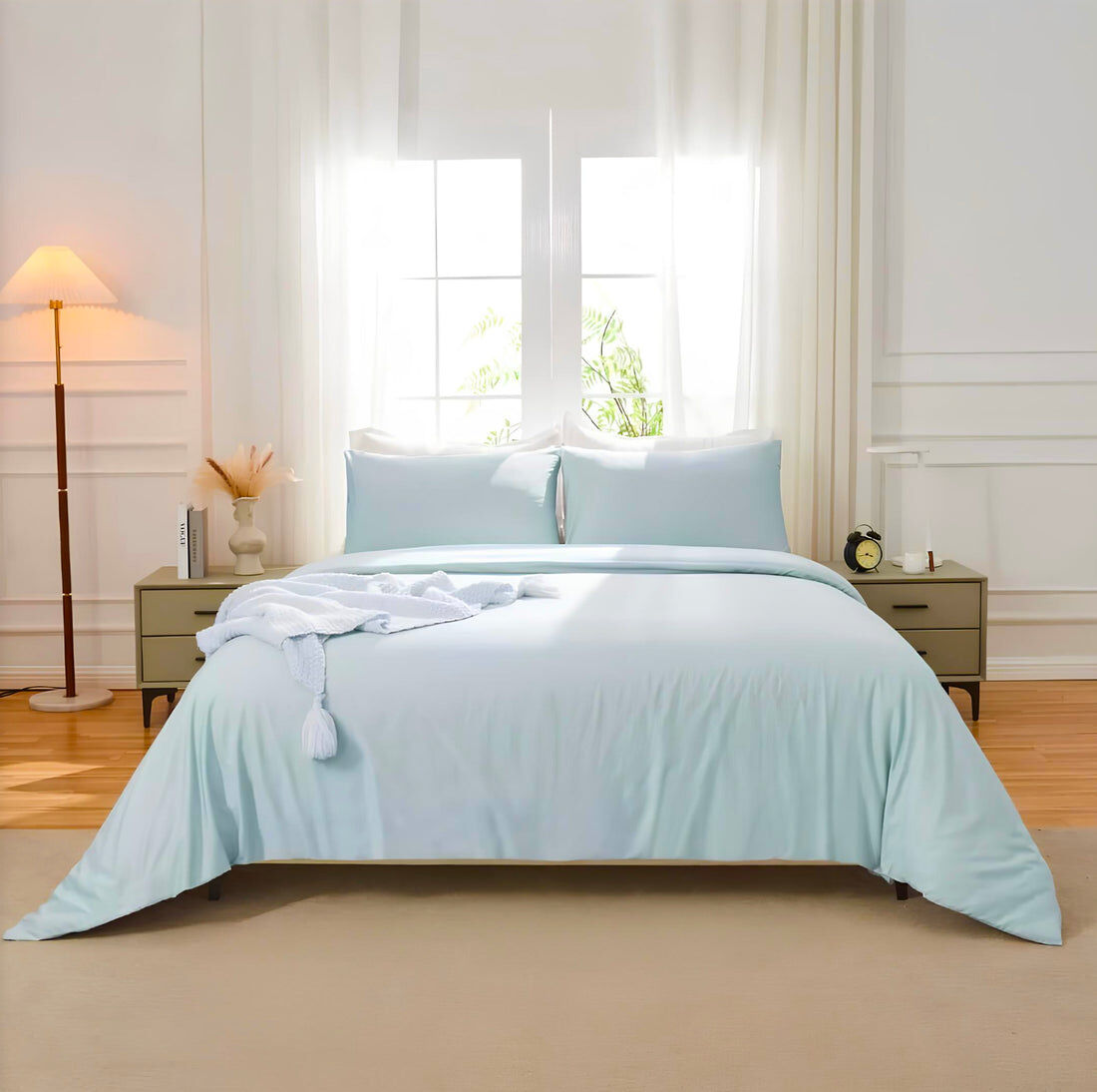 Housse Parure de Lit - 4 Pièces