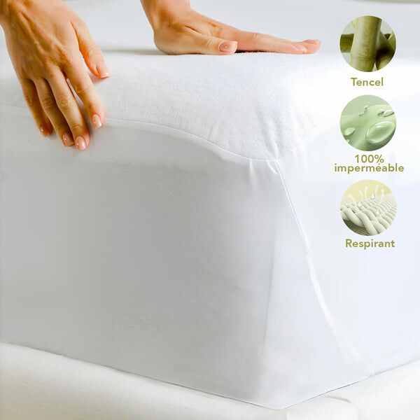 Protége Matelas Imperméable Tencel Extra Respirant