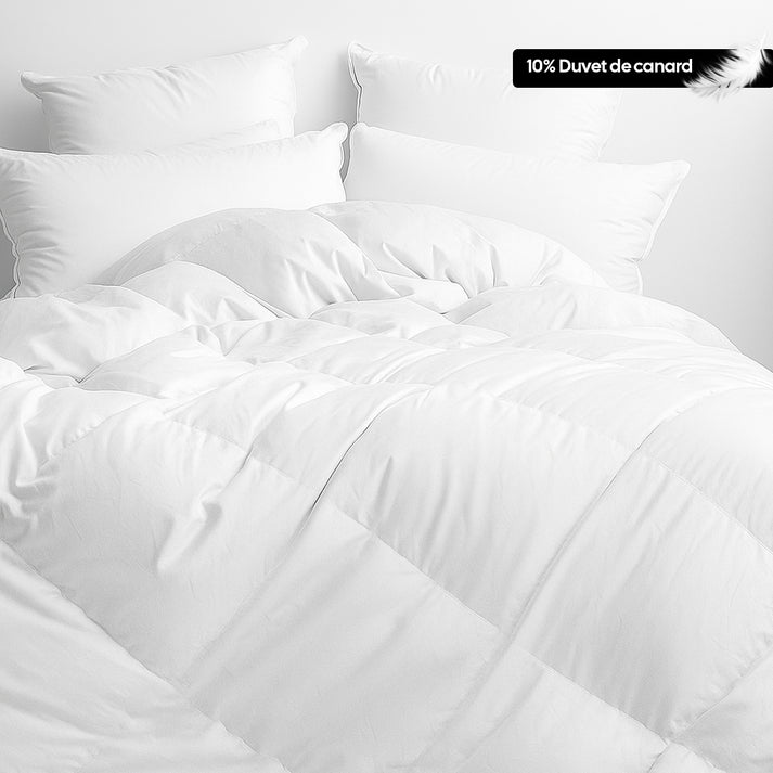 Couette Premium Mi-saison Enveloppe 100% Coton - Duvet de Canard 200g thumbnail 3