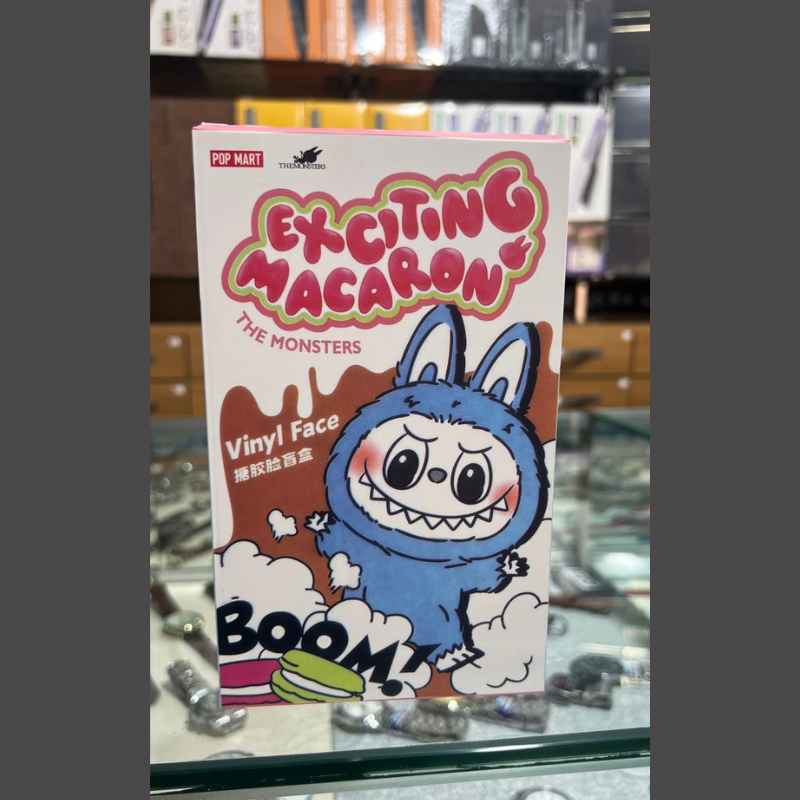 Labubu the Monsters the Monsters - Boîte Surprise en Peluche Vinyle Macaron Excitante, 1pcs - Porte-clés Couleur Aléatoire