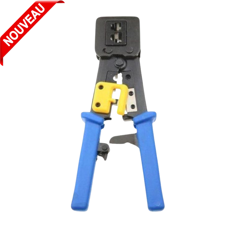 Pince à Sertir Professionnel Câble Réseau Lan Téléphone Rj45 Rj12 Rj11 thumbnail 1
