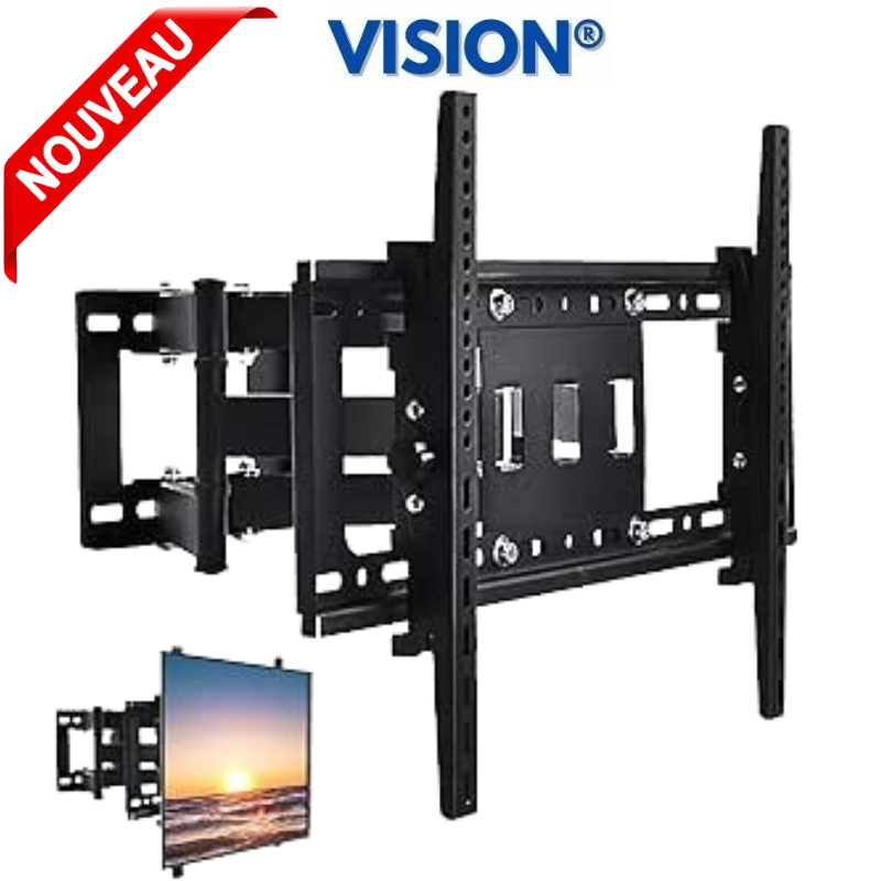 Support Mural Tv pour Téléviseurs Lcd Led à Tv Écran Plat de 32 à 85. 65kg thumbnail 2