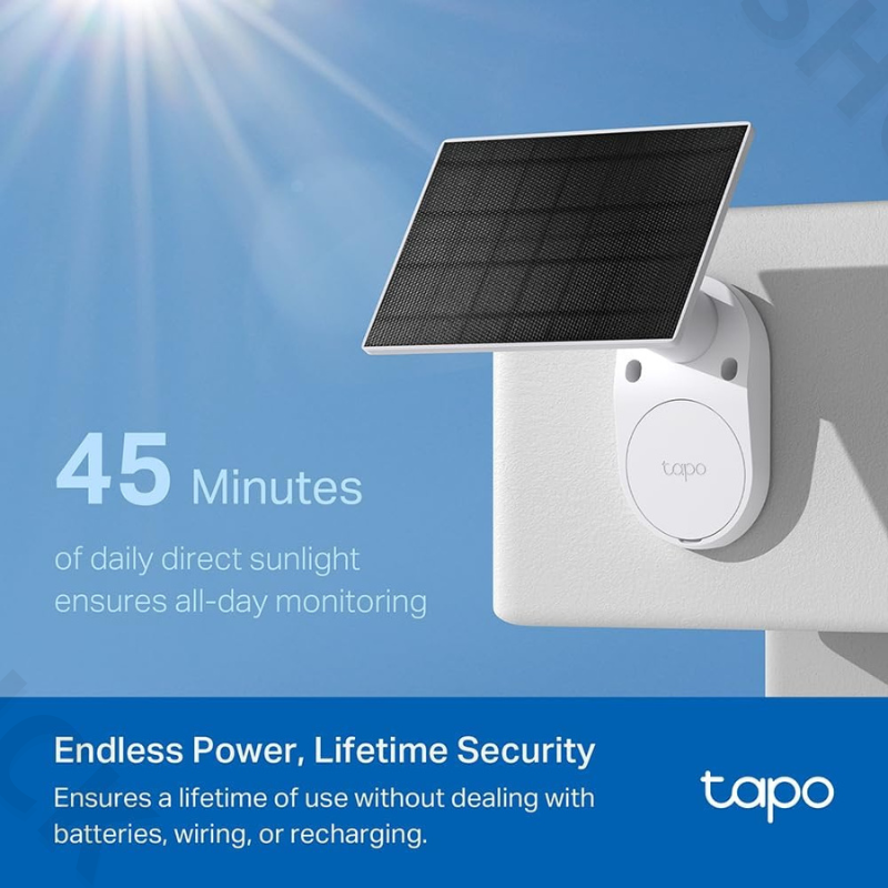 Caméra de Sécurité Intelligente Solaire C410 Kit avec Batterie sans Fil 2k sans Fil Alimentée par Batterie thumbnail 4