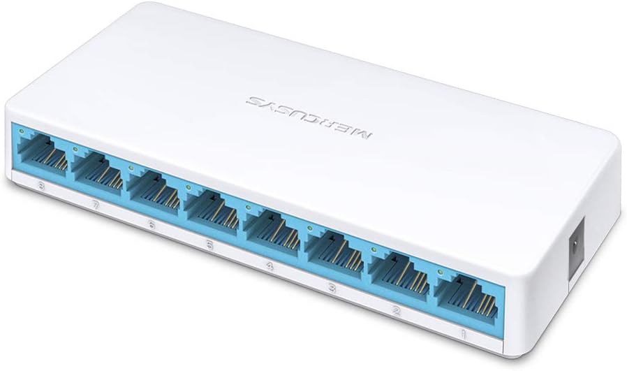 Switch Ms108 8-Ports 10/100 Mbps Ethernet Network Hub