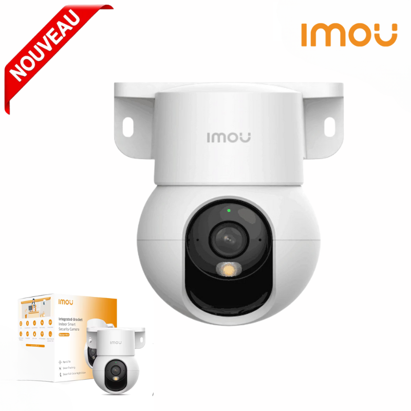 Caméra de Sécurité Intérieure Intelligente Ranger Mini 3k/5mp avec Support Intégré