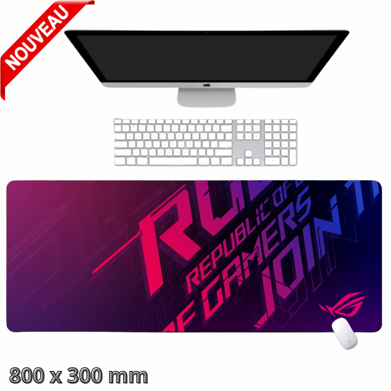 Tapis de Souris Gamer 800 X 300 Mm – Design Professionnel et Confort Durable