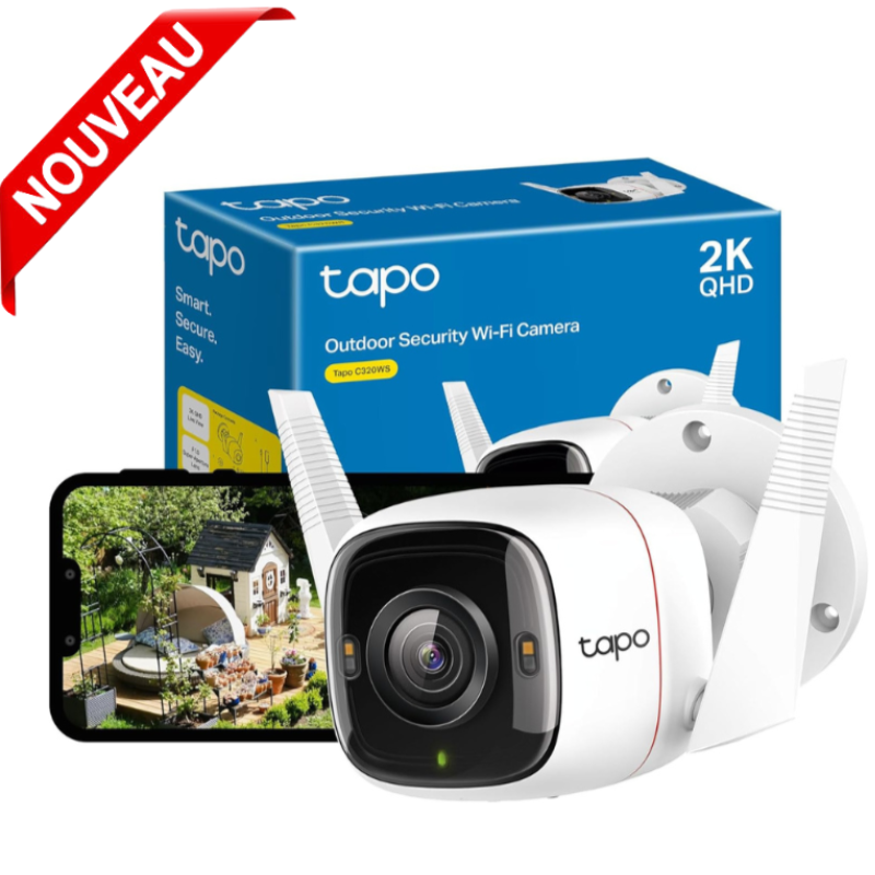 Caméra de Surveillance Wifi Couleur en Nuit Audio C320ws Outdoor thumbnail 1