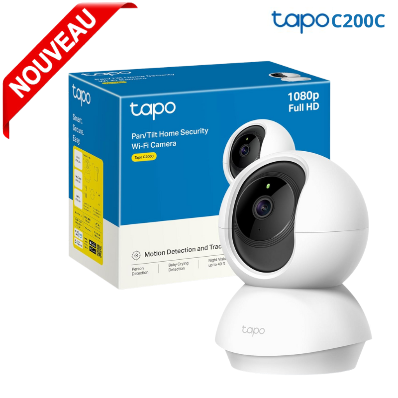 Caméra de Surveillance Wifi-micro Ip 1080p sans Fil C200c thumbnail 1