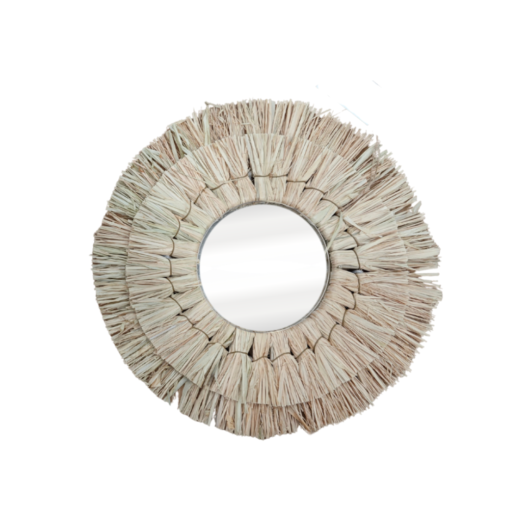 MIROIR SUNSHINE NATUREL  - 42cm