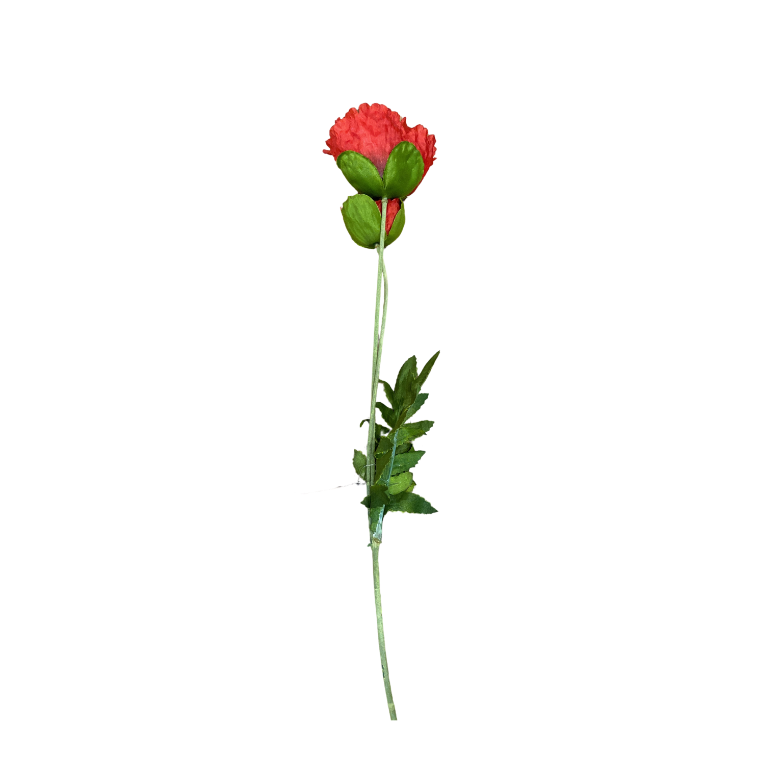 BRANCHE FLEUR  ARTIFICIEL POPPY  ROUGE 66 CM