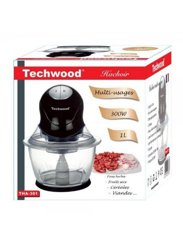 Mini Hachoir Bol Verre 300w