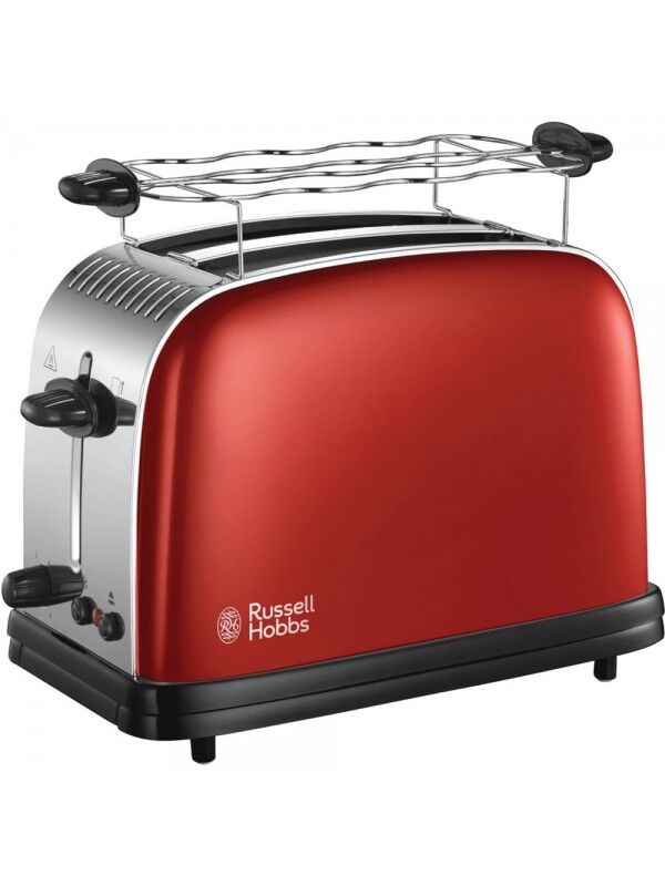 Colours Plus 2 Slices Toaster Red