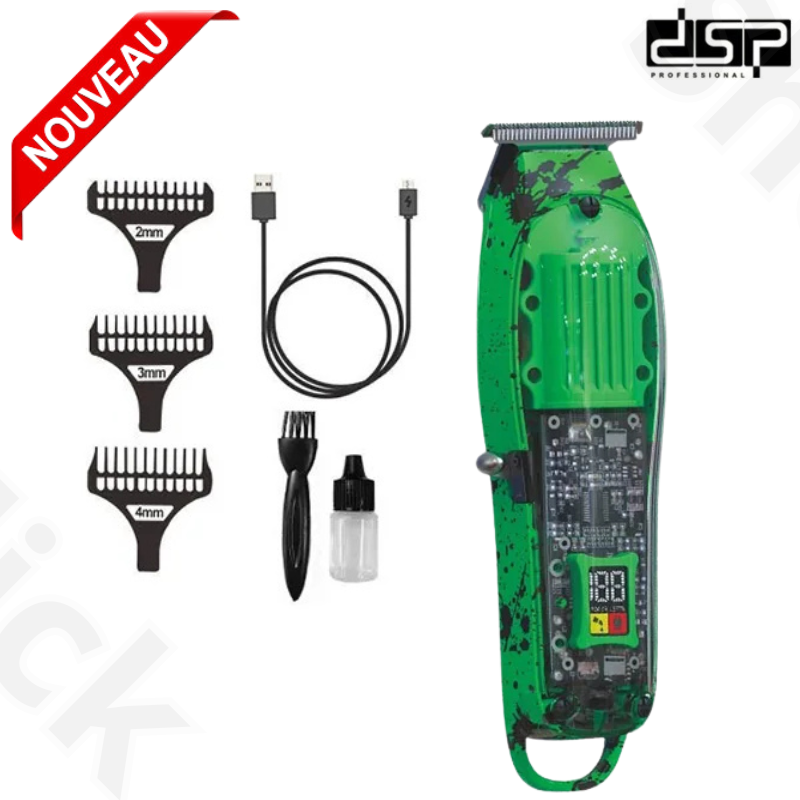 Tondeuse électrique DSP de haute qualité, rechargeable et silencieuse, tondeuse professionnelle sans fil.