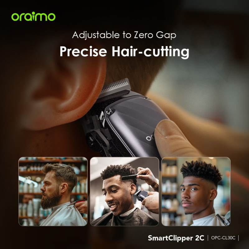 Tondeuse à cheveux professionnelle haute performance Oraimo Smart-Clipper 2C OPC-CL30C thumbnail 3