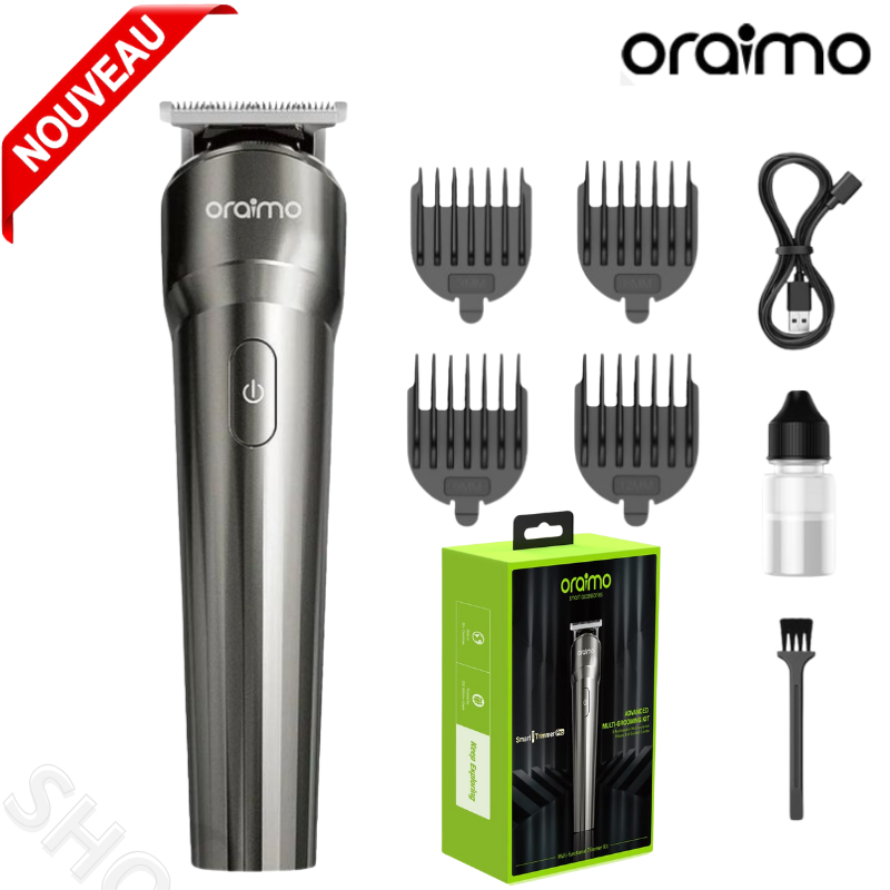 Tondeuse professionnelle haute performance Multifonctionnelle Smart Trimmer T Avec 4 Peignes Guidés OPC-TR10 thumbnail 1