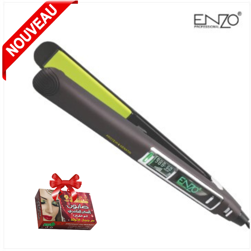 Sèche-cheveux Lisseur Avec Plaques Multi-fonction En Céramique Et Titane Température De 988°f thumbnail 3