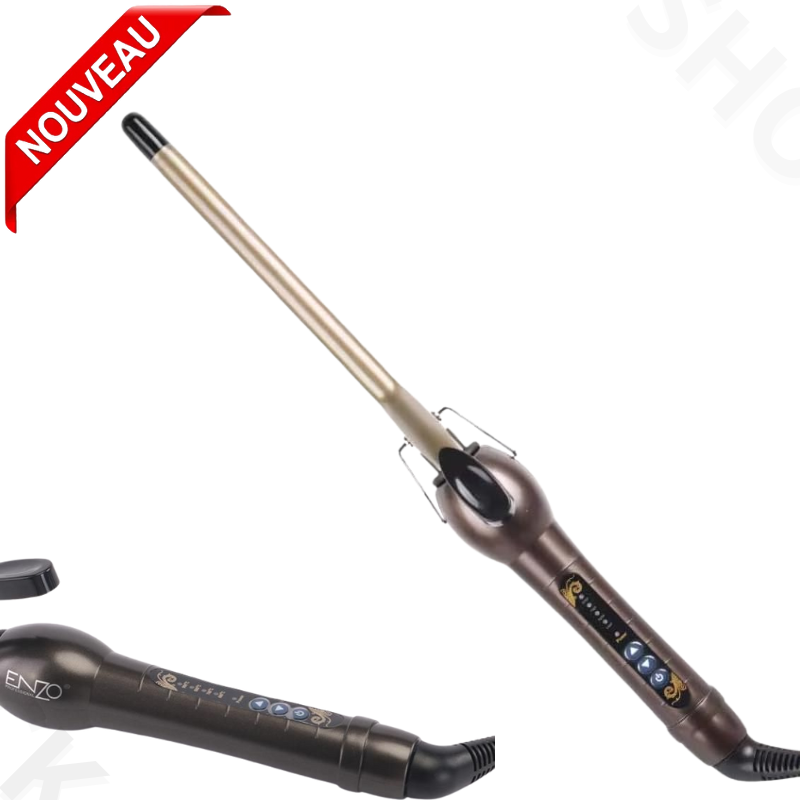 Boucleur professionnel à fer friser de Precision 13 mm en céramique avec chauffage rapide, température réglable