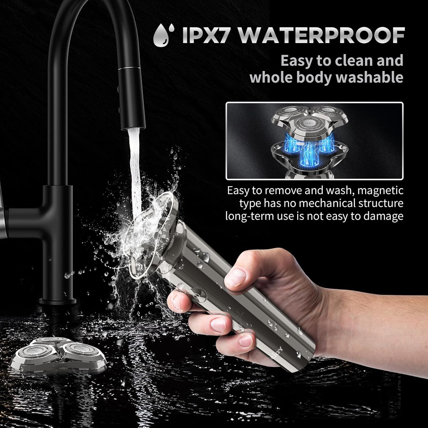 Rasoir double ultra-fin 3D oraimo SmartShaver 2 Magnet