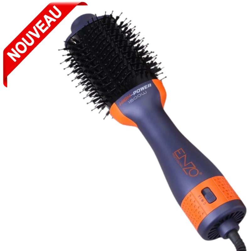 Brosse soufflante Sèche-Cheveux Lissante  3 en 1 Volumisante Rotative à Air Chaud Professionnel 1500W En-4134 thumbnail 3