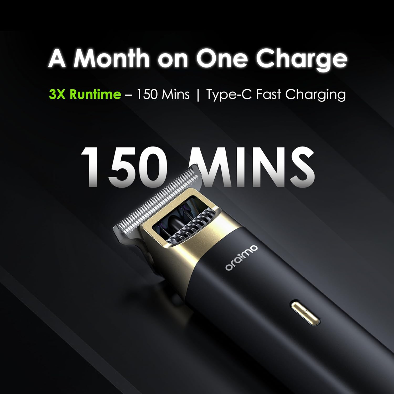 Tondeuse à cheveux professionnelle Oraimo Moteur haute performance, vitesse réglable,OPC-TR12 thumbnail 3