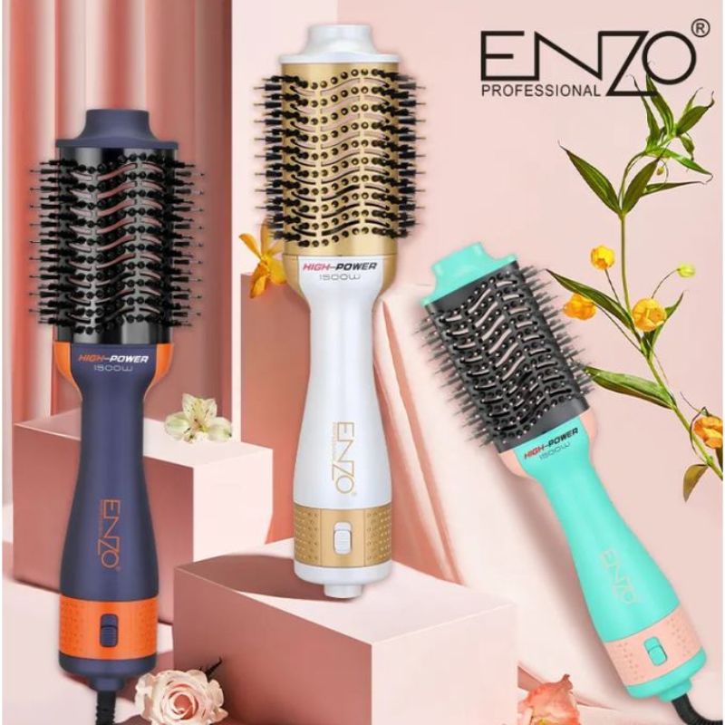 Brosse soufflante Sèche-Cheveux Lissante  3 en 1 Volumisante Rotative à Air Chaud Professionnel 1500W En-4134 thumbnail 4