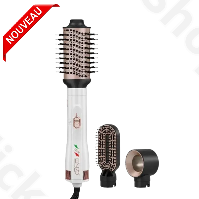 Brosse Chauffante Lissante Enzo EN-740 – 3-en-1 en Céramique pour un Coiffage Parfait thumbnail 3