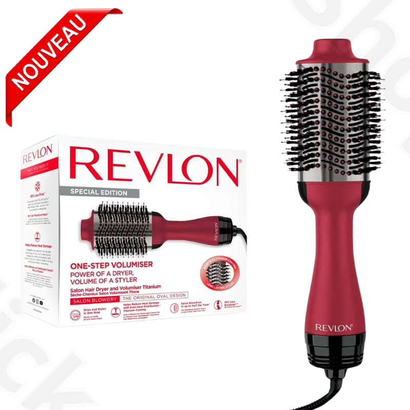 Brosse Soufflante Professionnelle Salon One-Step Sèche-cheveux volumisant Titane, RVDR5279