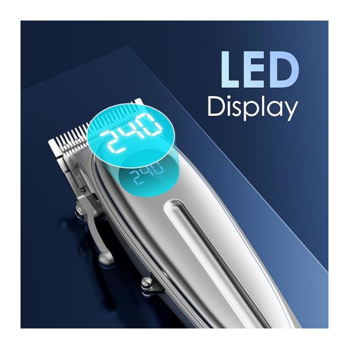 Tondeuse à cheveux professionnelle sans fil - Oraimo SmartClipper Pro - 240 minutes dautonomie - Réf OCL-550