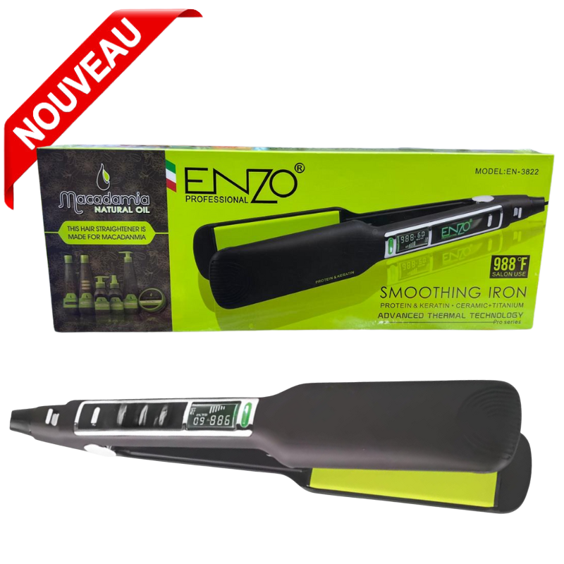 Lisseur Avec Plaques En Céramique Et Titane Température De 988°F thumbnail 1