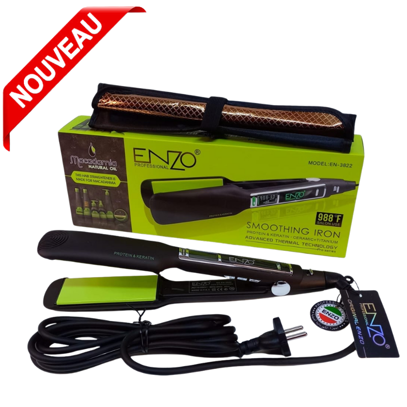 Lisseur Avec Plaques En Céramique Et Titane Température De 988°F thumbnail 2