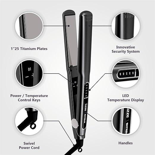 Lisseur Planche à Cheveux Professionnel Lizze Extreme 480 Degrés