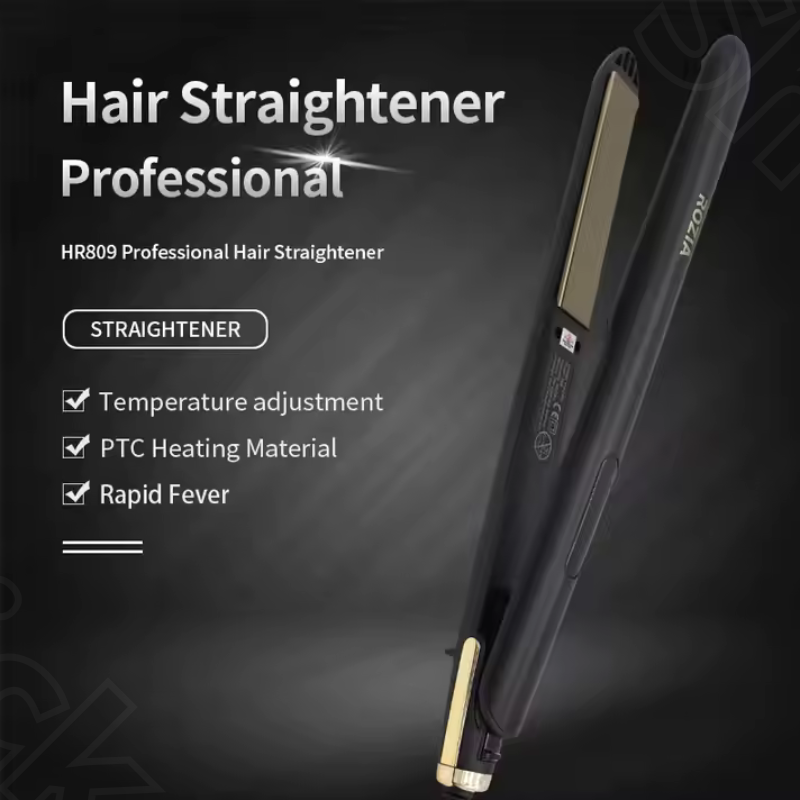 Lisseurà cheveux vapeur professionnel brosse à lisser sans fil mini machine à coiffer fer Jusquà 980F ROZIA HR-908 thumbnail 3