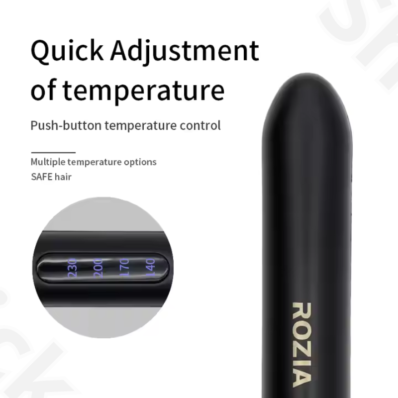 Lisseurà cheveux vapeur professionnel brosse à lisser sans fil mini machine à coiffer fer Jusquà 980F ROZIA HR-908 thumbnail 4