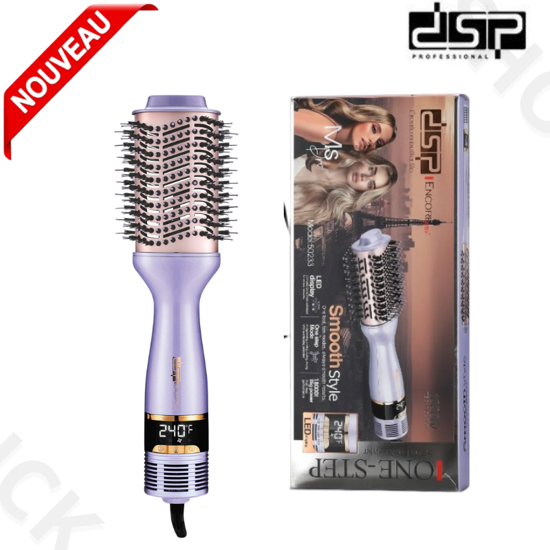 Brosse Chauffante professionnel 1000w moteur à courant alternatif ménage salon de coiffure DSP-50233