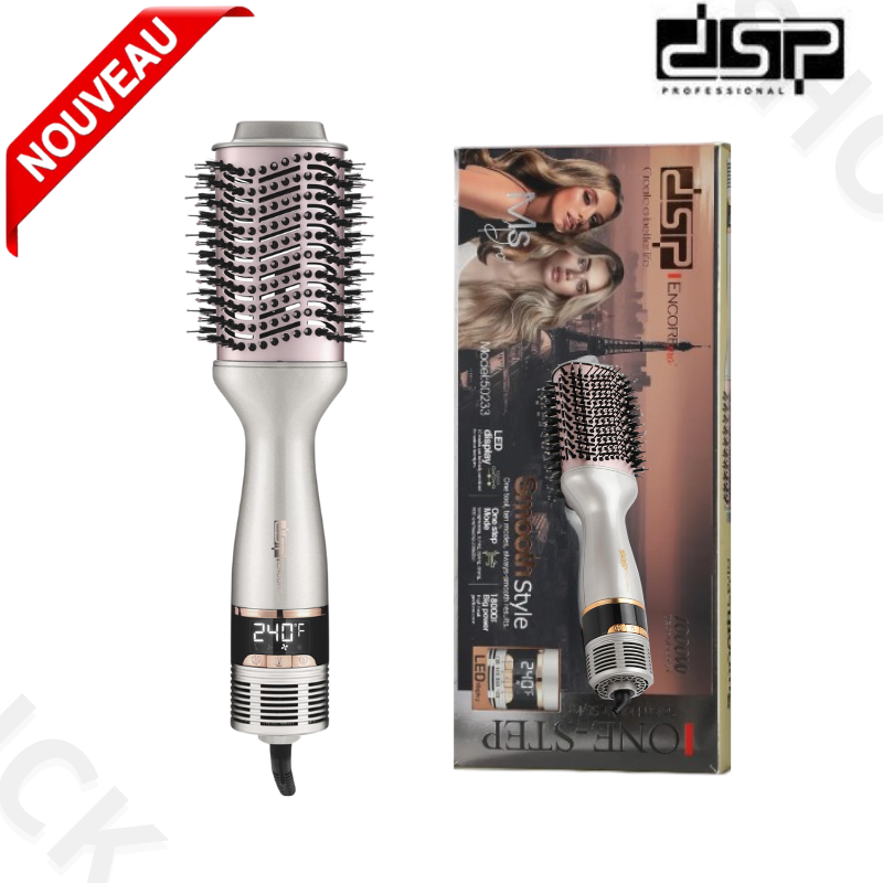 Brosse Chauffante professionnel DSP-50233 moteur à courant alternatif ménage salon de coiffure 1000w
